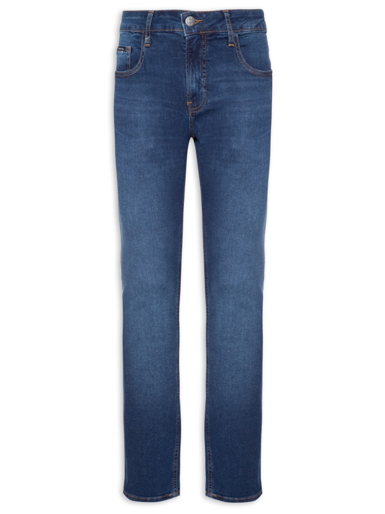 Calça Masculina Jeans 5 Pockets - Azul