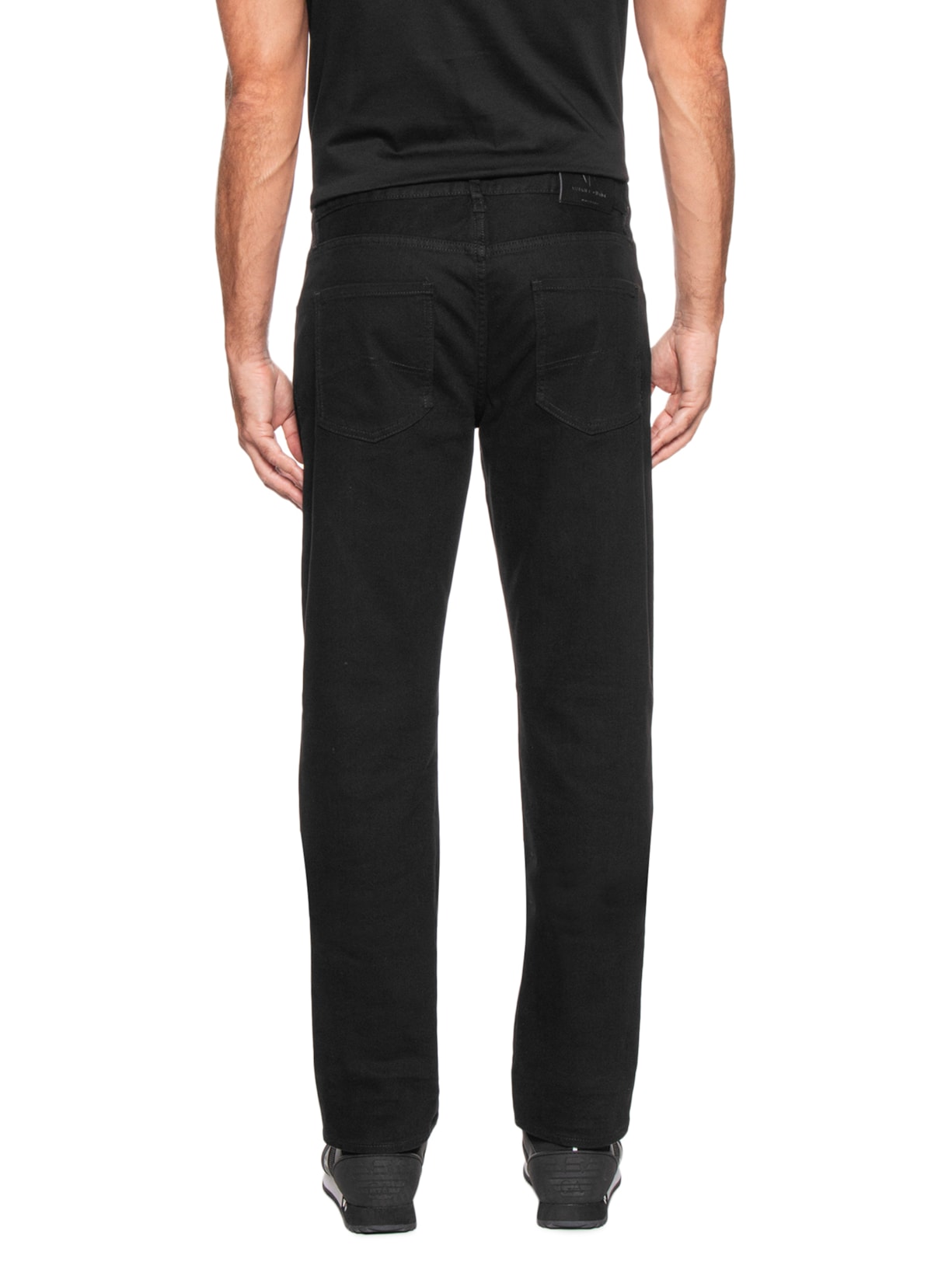 Calça Masculina Jeans 5 Pockets Preto Preto Armani Exchange