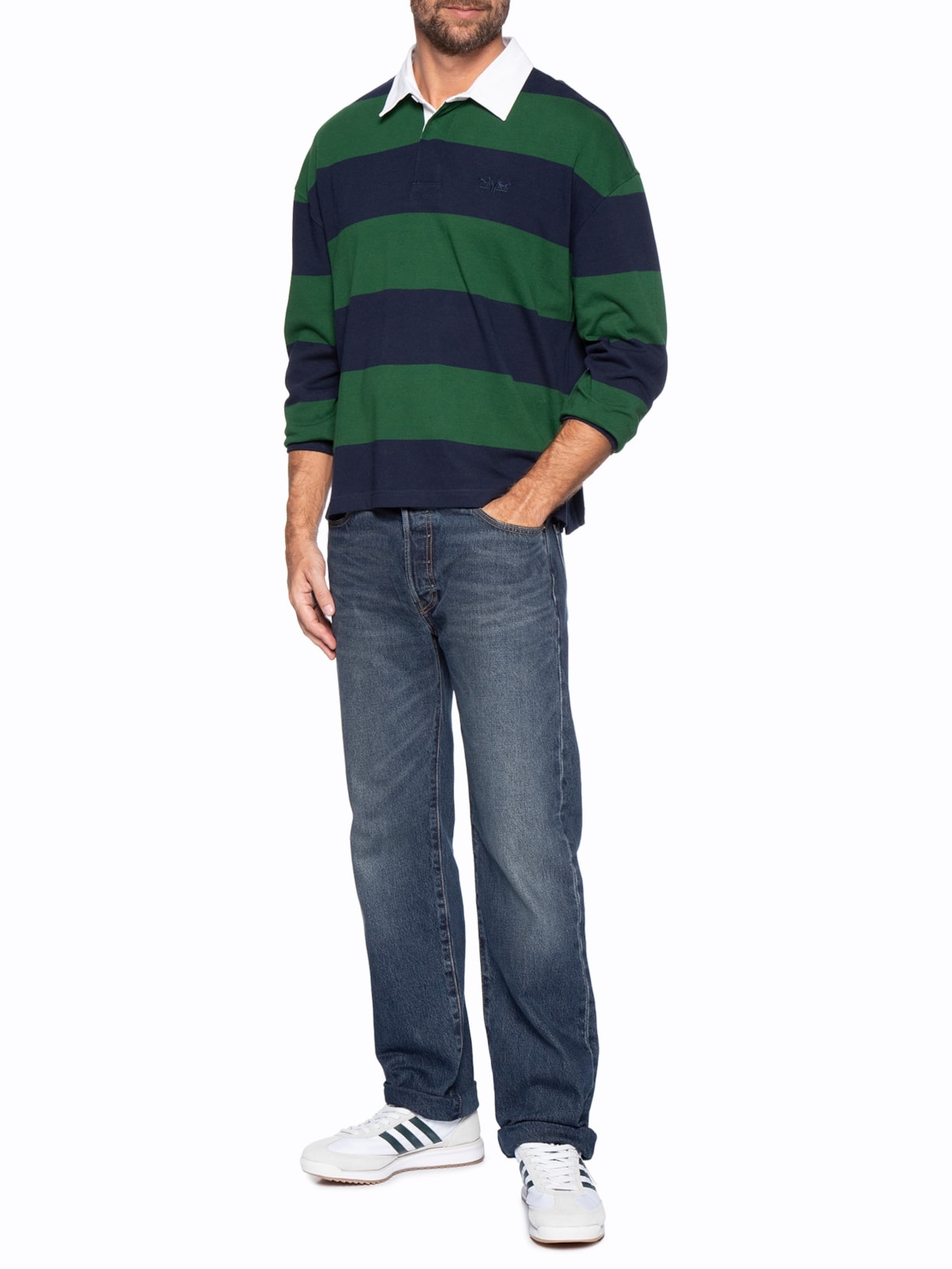 Calça Masculina Jeans 501 Original Fit Reta Azul Levi's