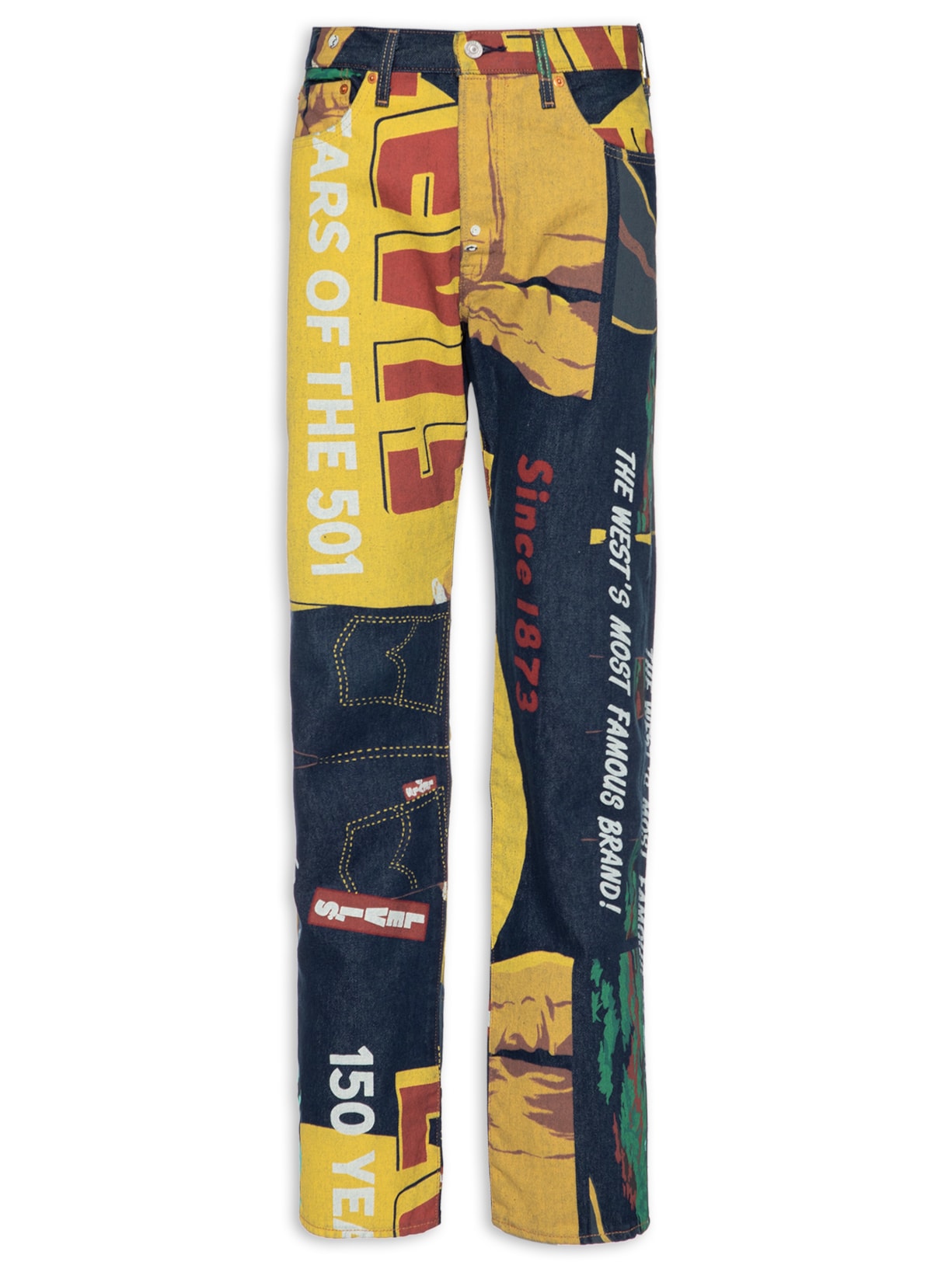 Calça Masculina Jeans 501 ®original - Amarelo