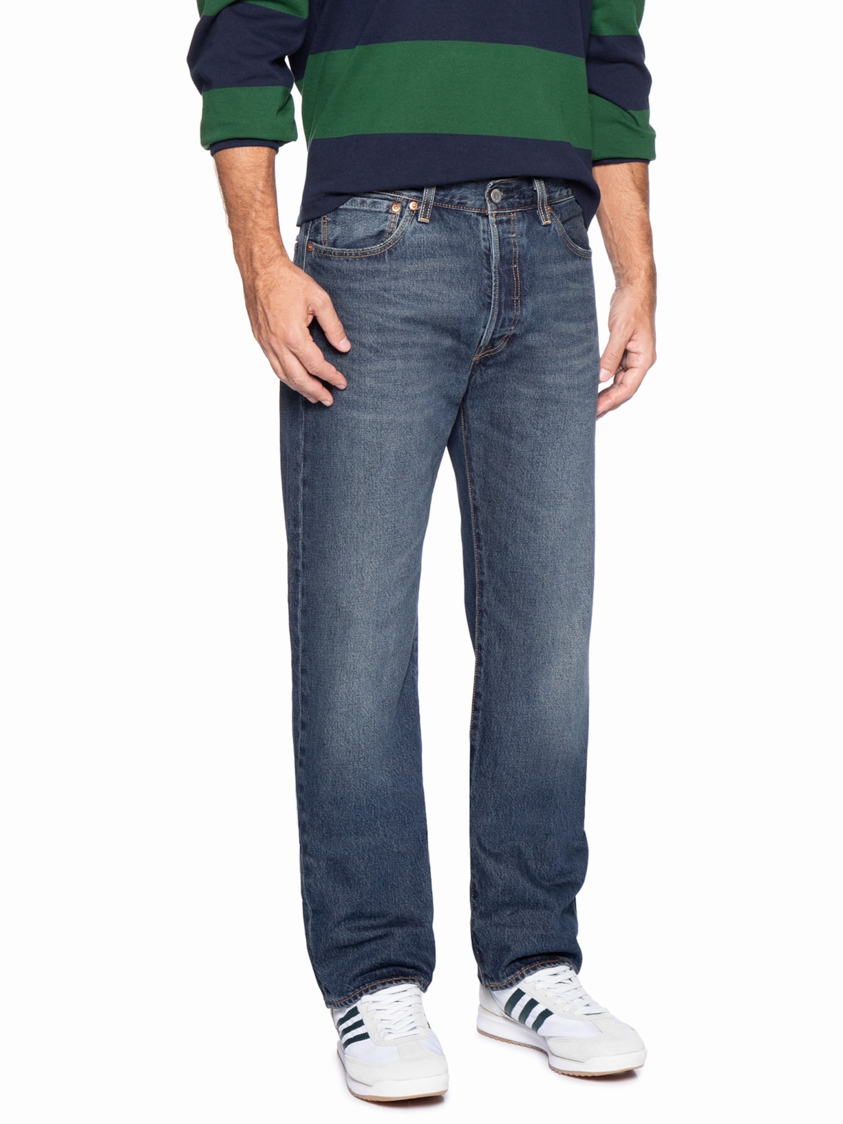 Calça Masculina Jeans 501® Original Fit Reta Azul Levi's