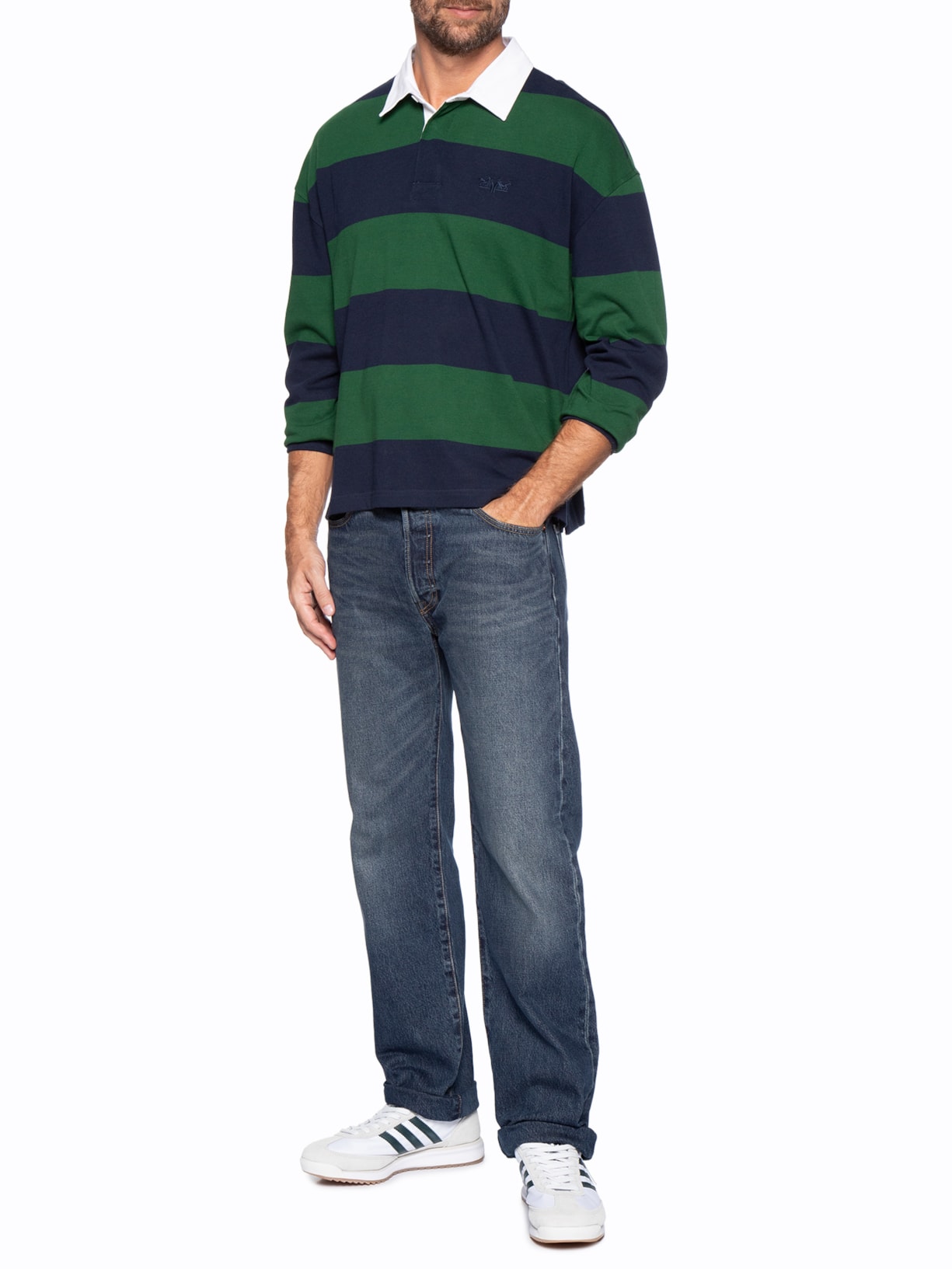 Calça Masculina Jeans 501® Original Fit Reta Azul Levi's