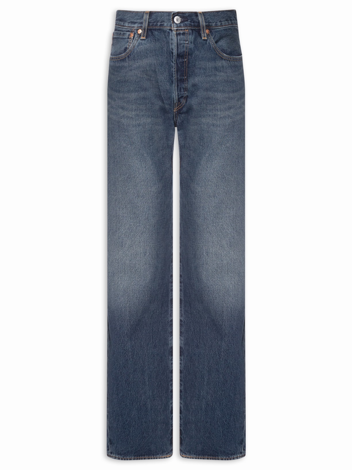 Calça Masculina Jeans 501® Original Fit Reta - Azul