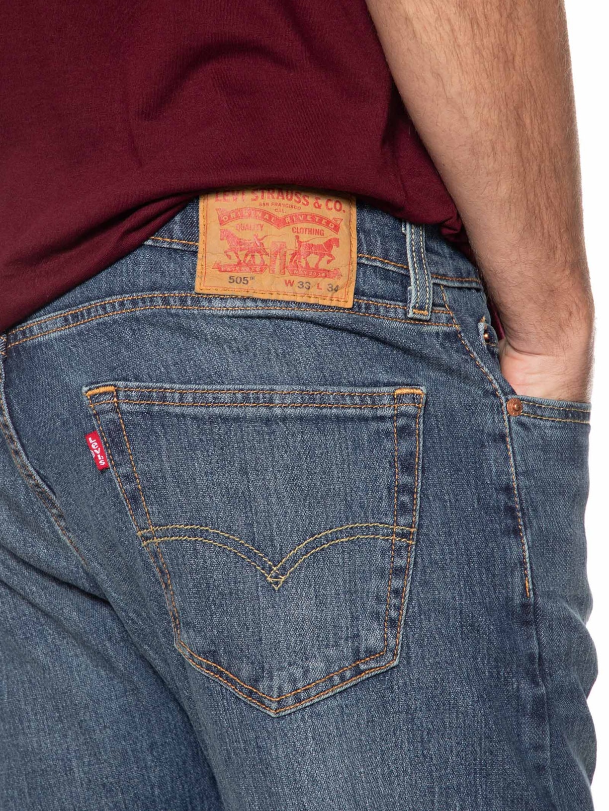 Calça Masculina Jeans 505® Regular Fit Azul Levi's