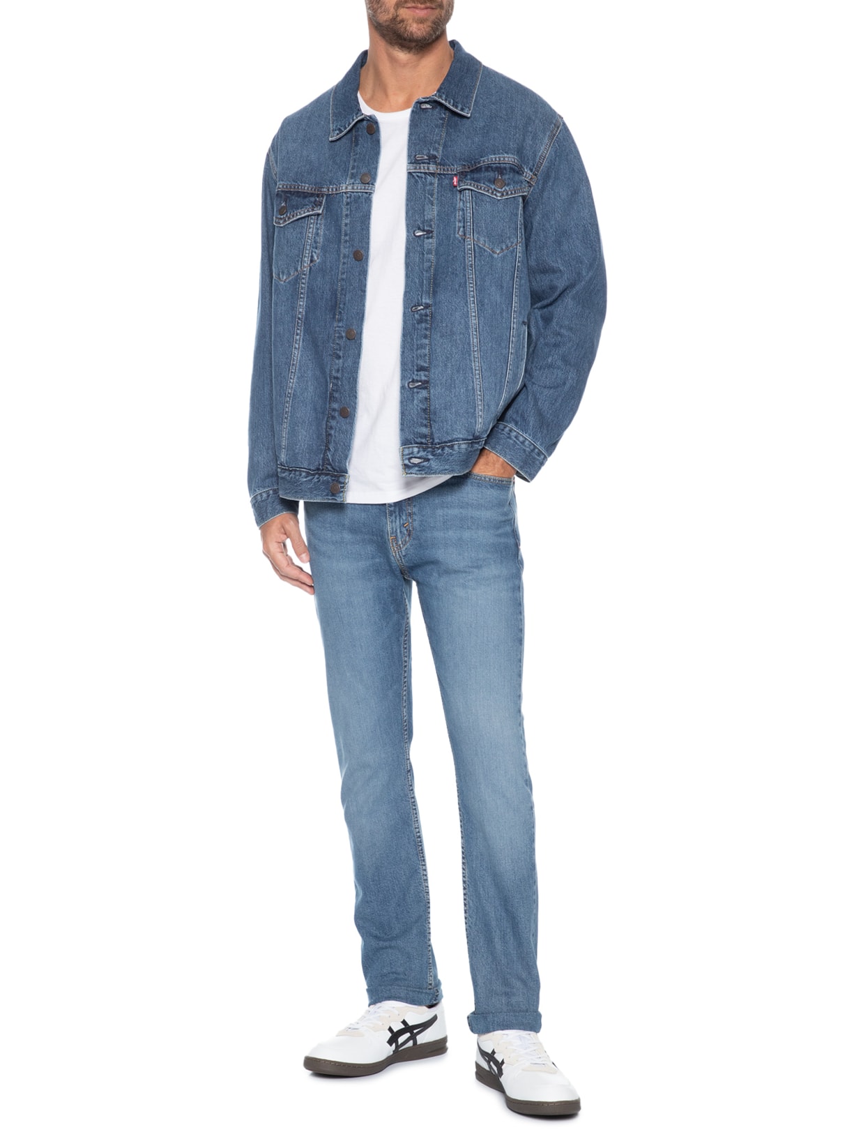 Calça Masculina Jeans 510 Skinny Fit Azul Levi's