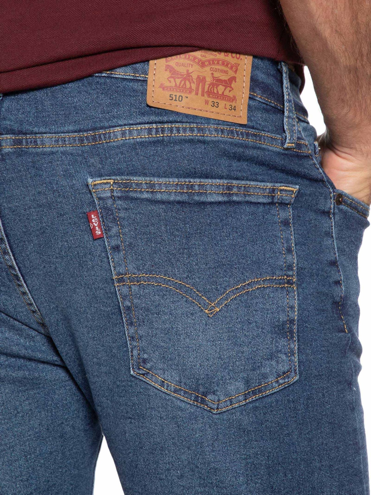 Calça Masculina Jeans 510® Skinny Fit Azul Levi's