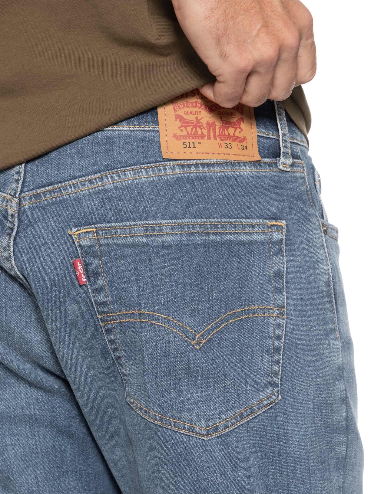 Calça Masculina Jeans 511® Slim Fit Azul Levi's