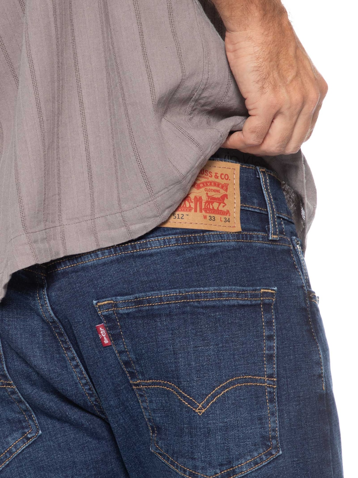 Calça Masculina Jeans 512 Slim Taper Azul Levi's
