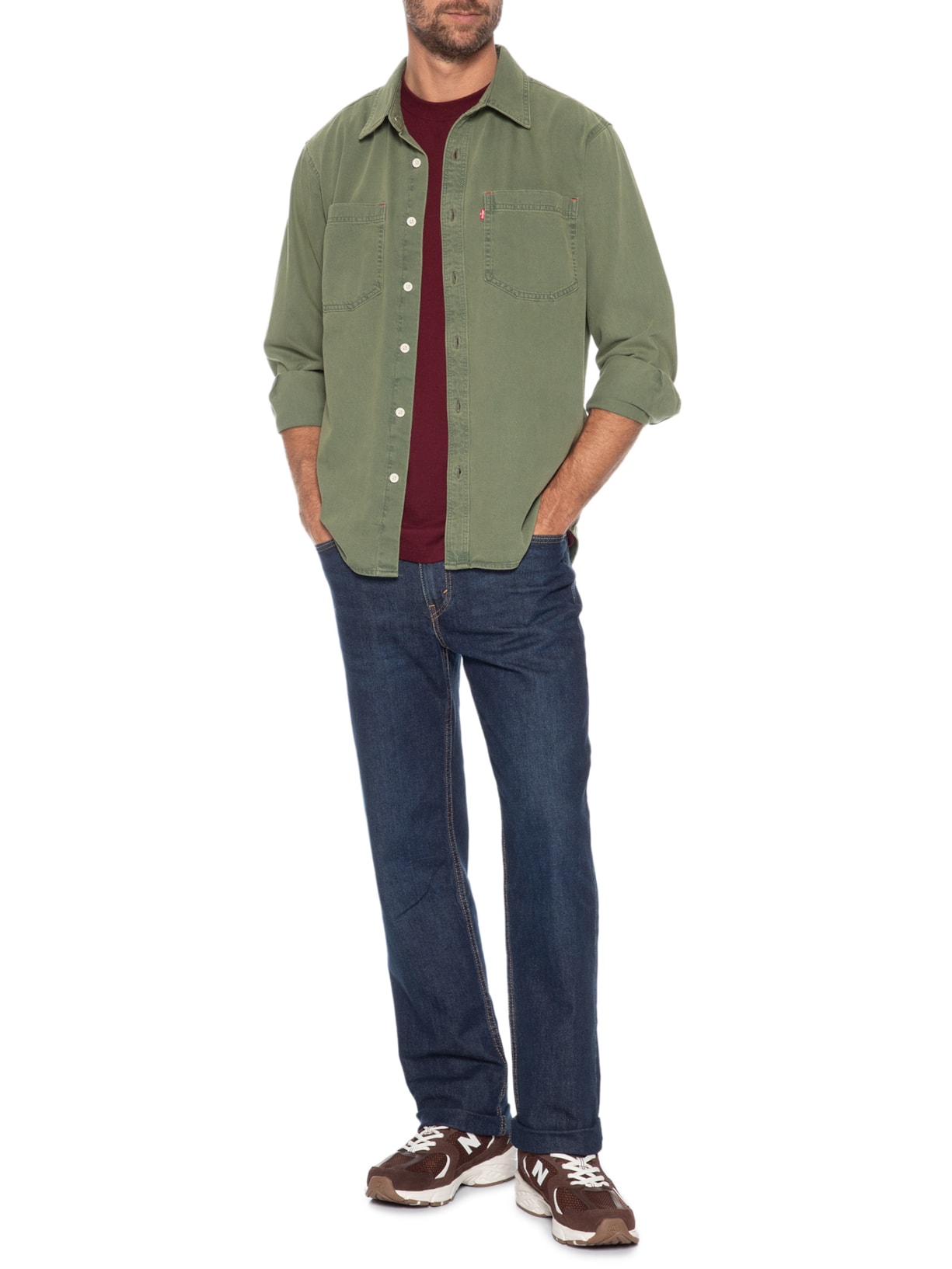 Calça Masculina Jeans 514® Straight Azul Levi's