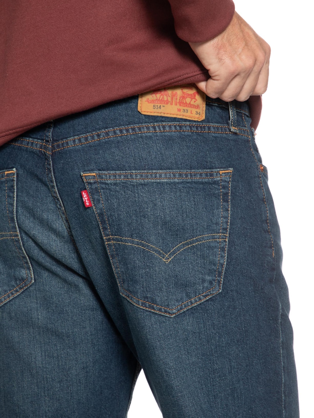 Calça Masculina Jeans 514® Straight Fit Azul Levi's