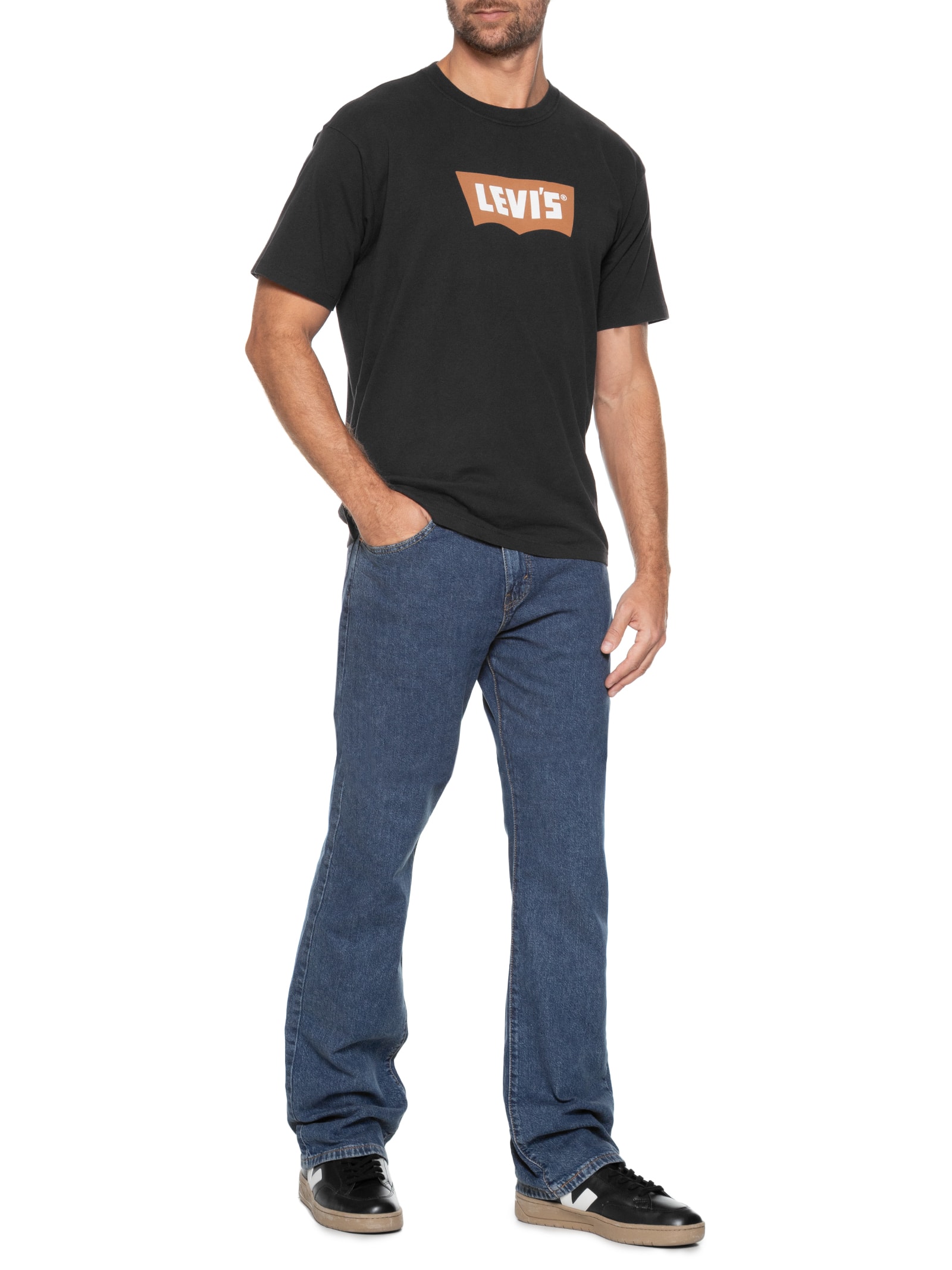 Levi's - Calça Masculina Jeans 517® Bootcut Fit - Azul