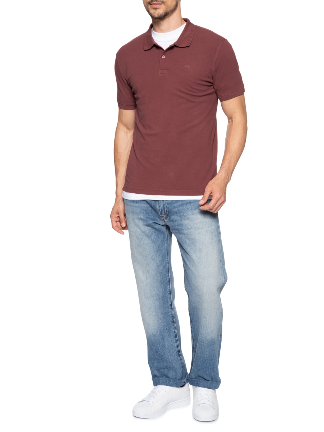 Calça Masculina Jeans 555 Relaxed Straight Azul Levi's