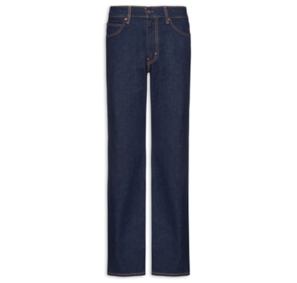 Calça Masculina Jeans 557 Western Straight Fit Reta - Azul