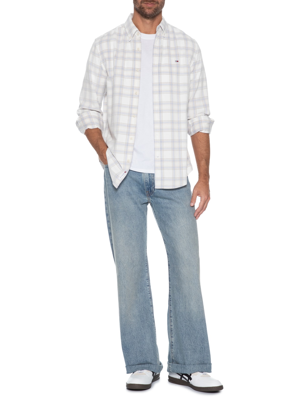 Calça Masculina Jeans 567 Relaxed Flare Azul Levi's