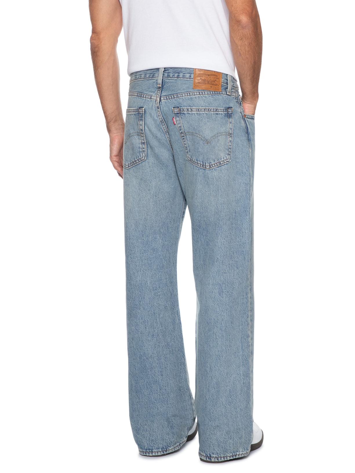 Calça Masculina Jeans 567 Relaxed Flare Azul Levi's