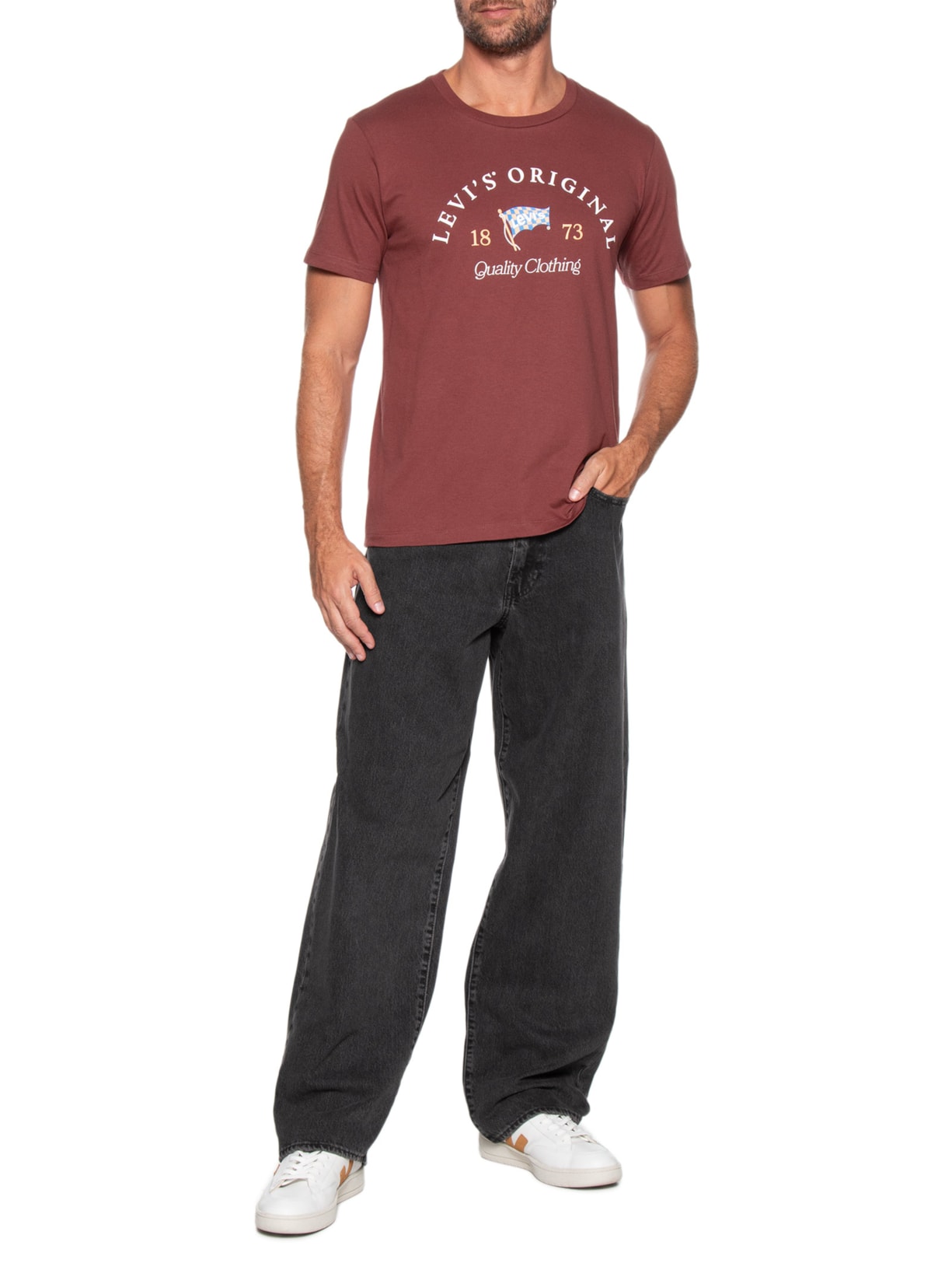 Calça Masculina Jeans 578® Baggy Fit Preto Levi's
