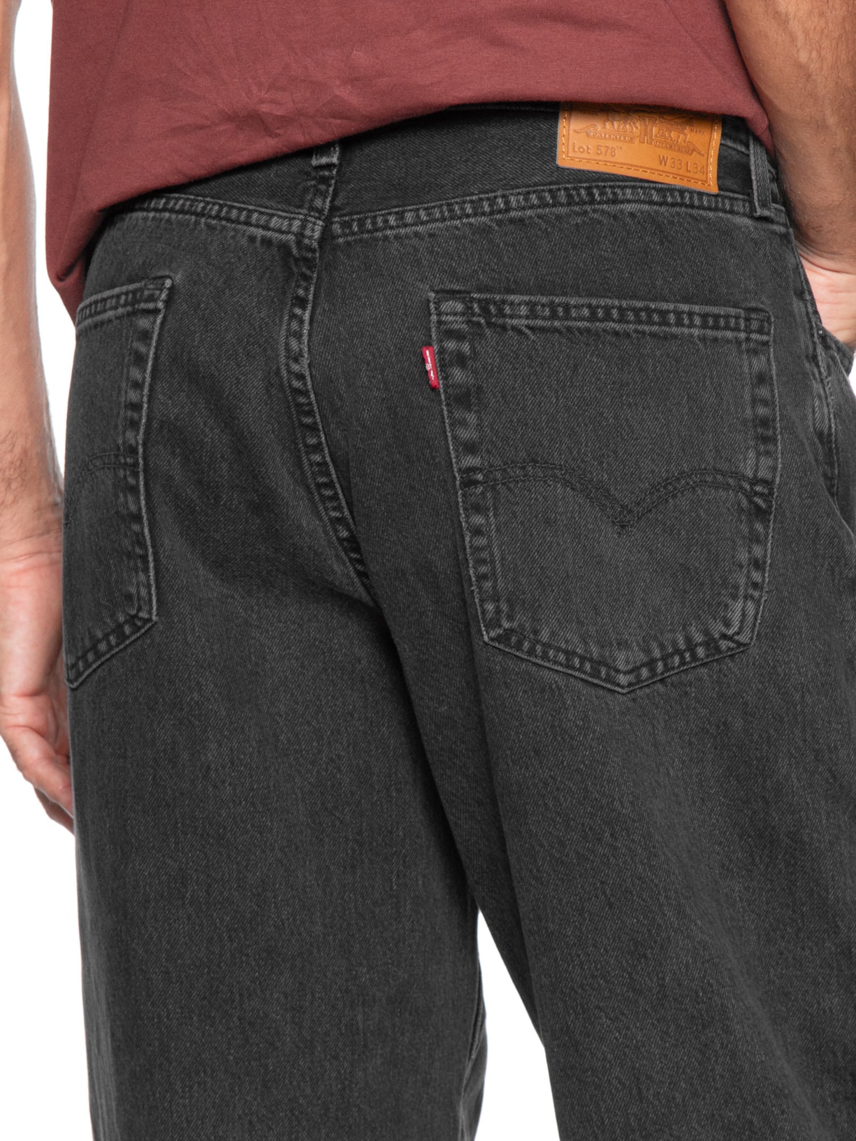 Calça Masculina Jeans 578® Baggy Fit Preto Levi's