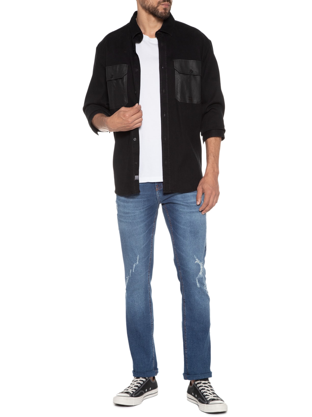 Calça Masculina Jeans Adler Azul Von Der Volke