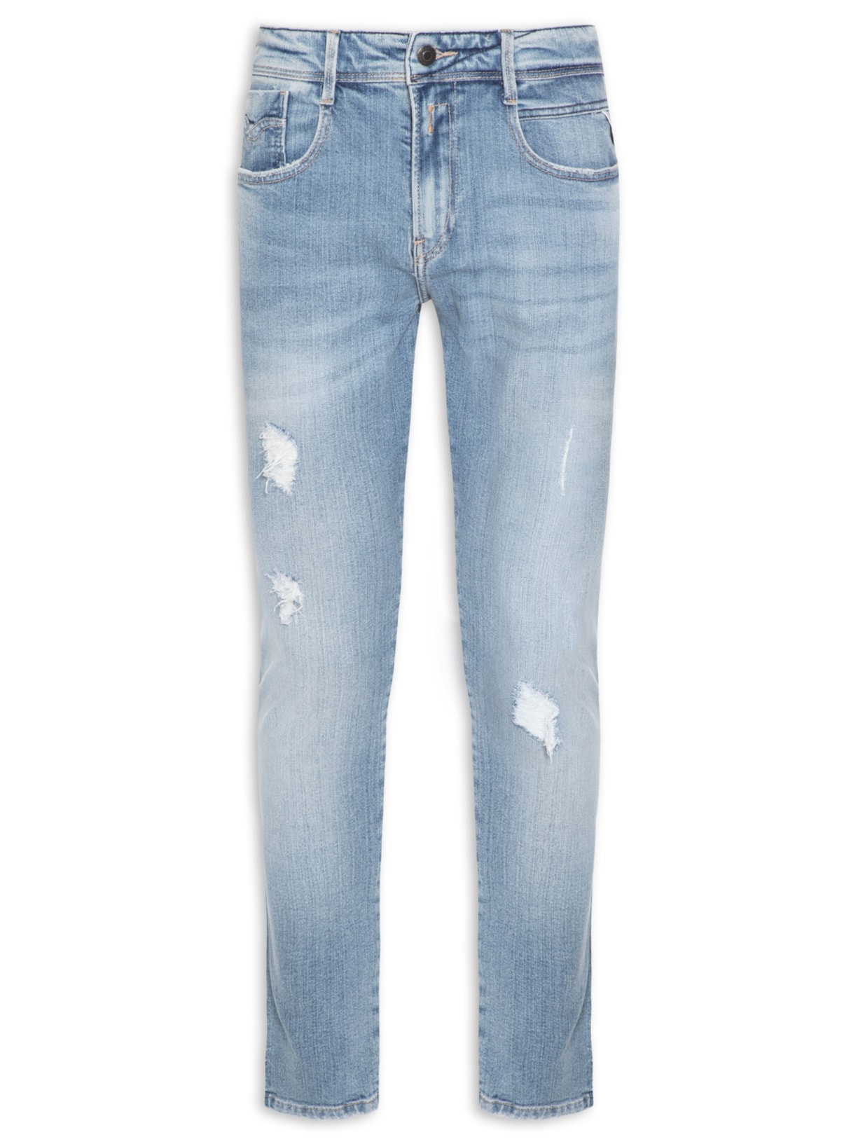 Calça Masculina Jeans Anbass Skinny - Azul