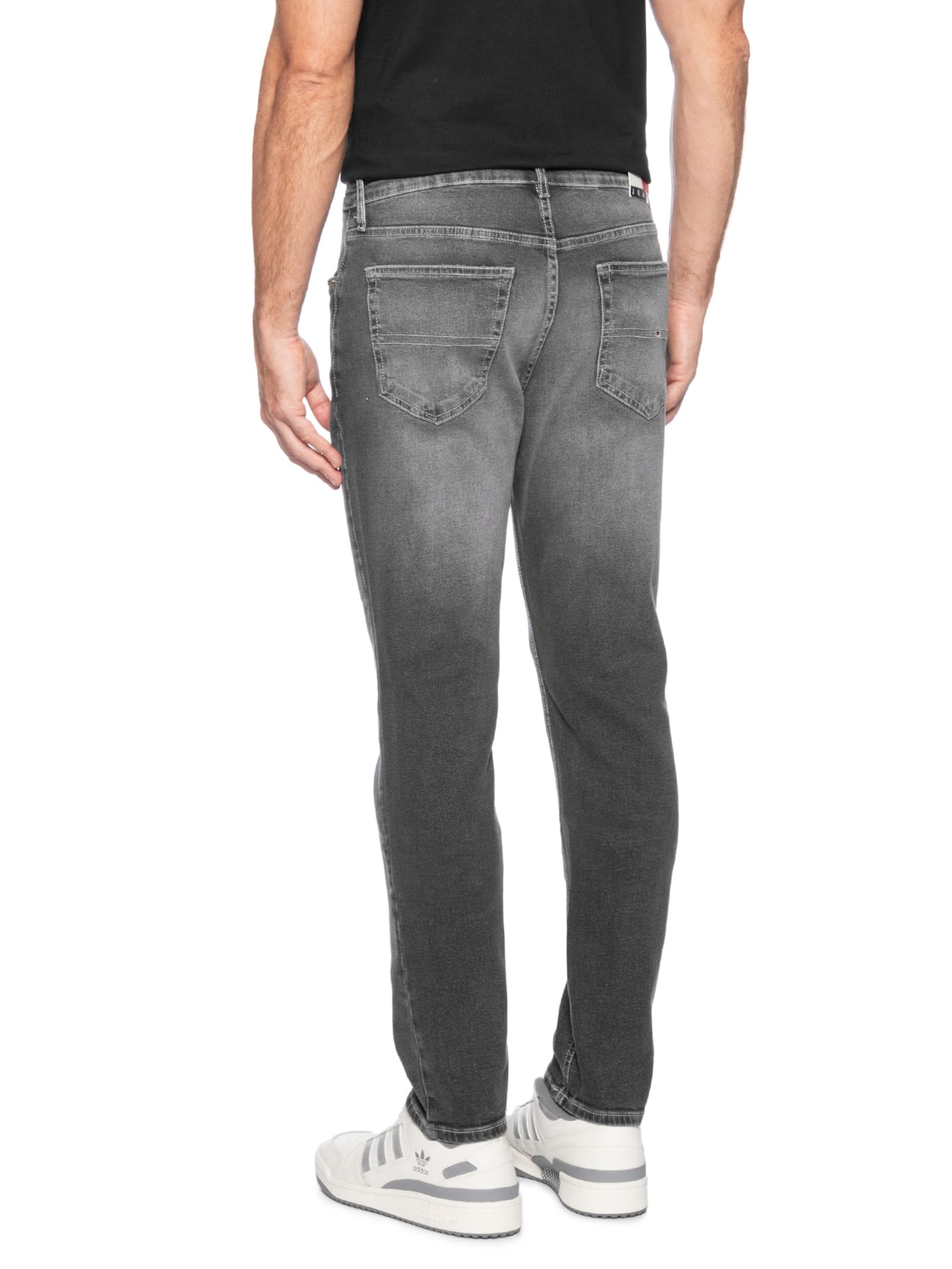 Calça Masculina Jeans Austin Slim Fit Tapered Bi 1278 Preto Tommy Jeans