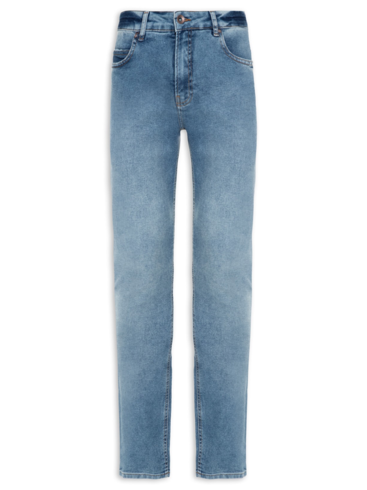 Calça Masculina Jeans Aventureiro Misty - Azul