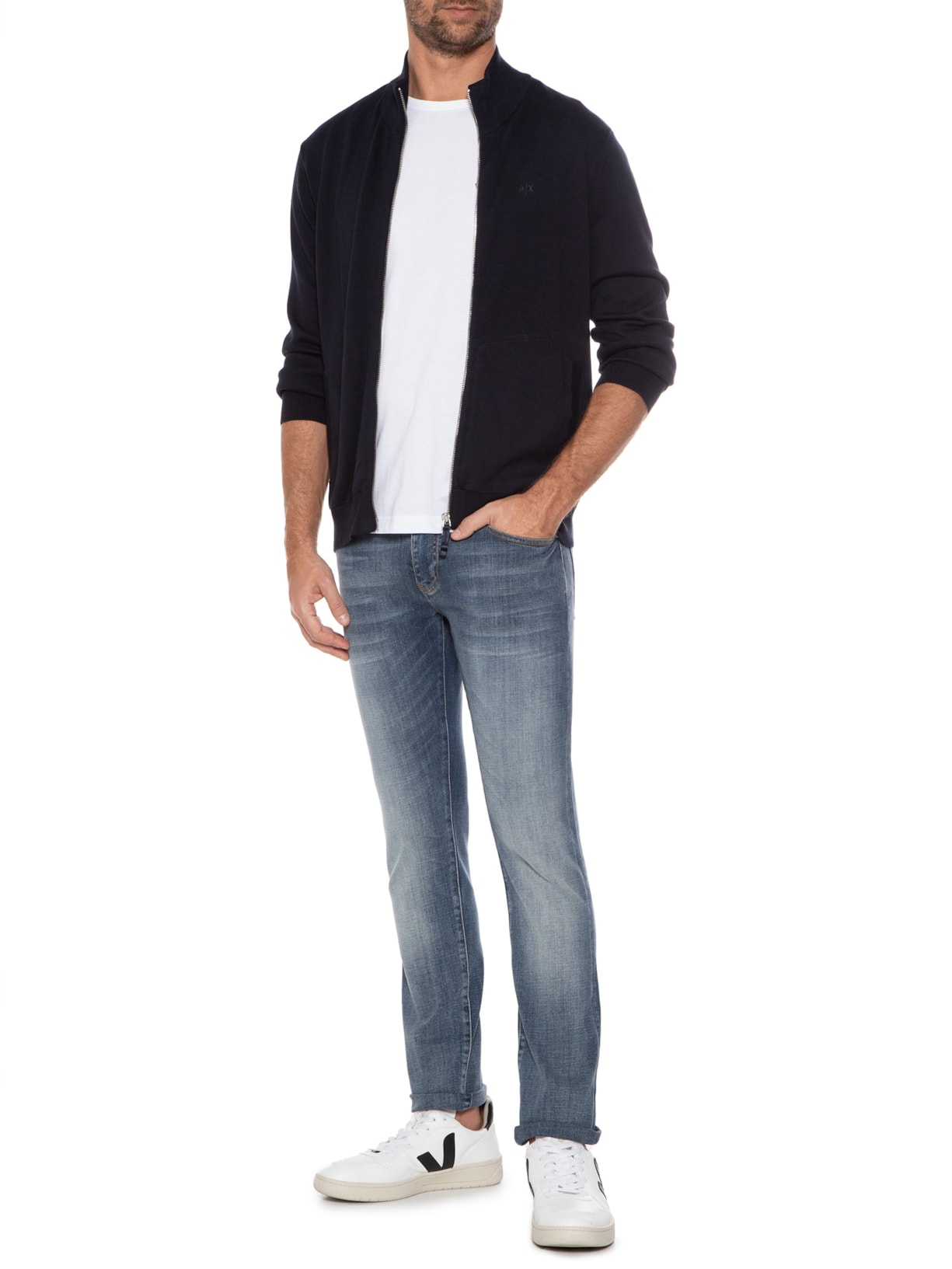 Calça Masculina Jeans Azul Armani Exchange