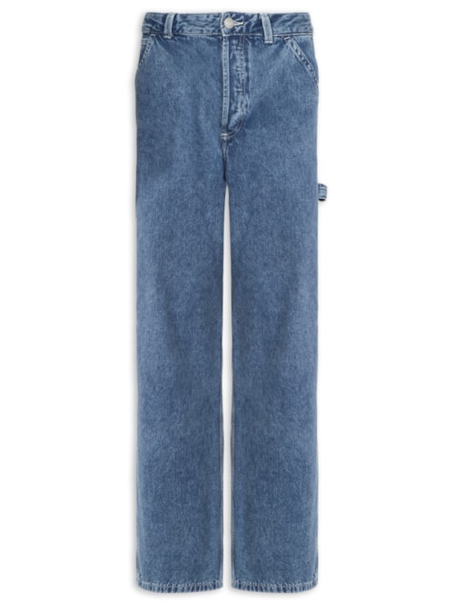 Calça Masculina Jeans Baggy Fit - Azul