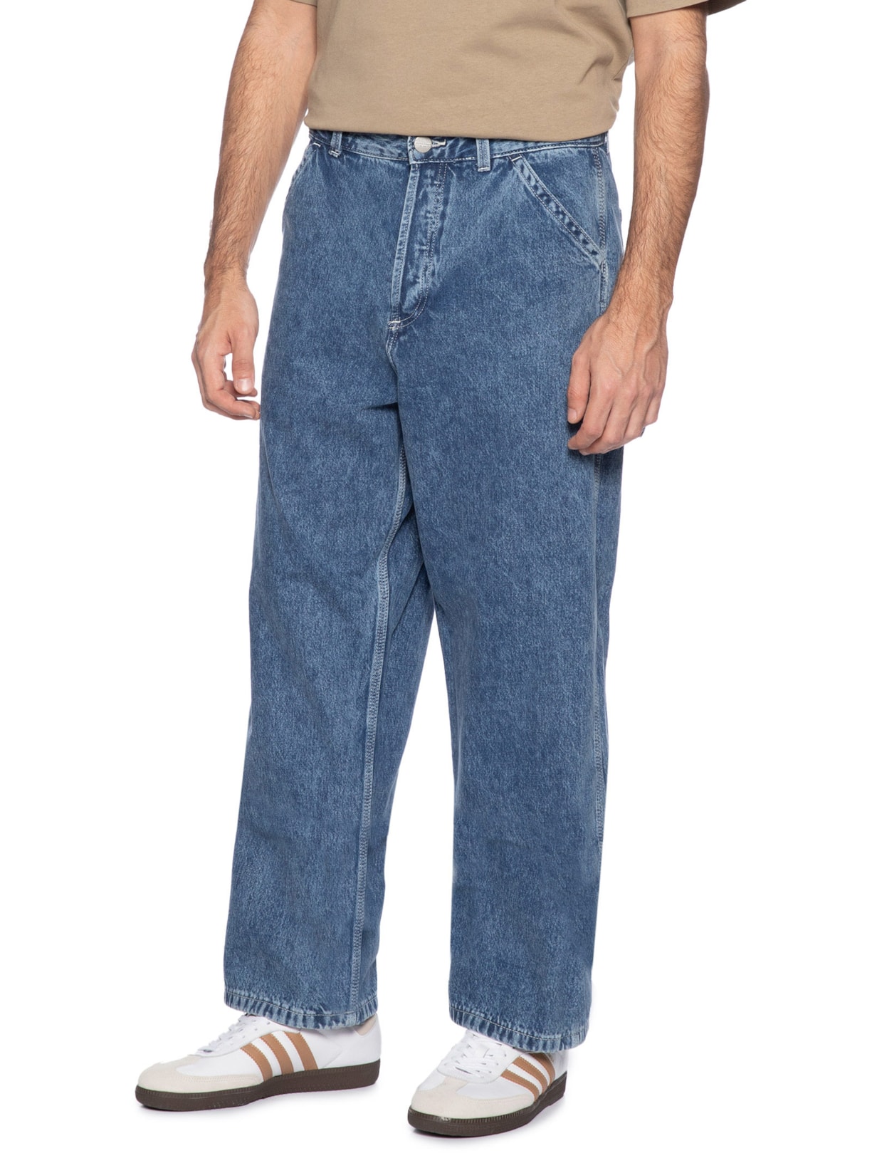 Calça Masculina Jeans Baggy Fit Azul Jack & Jones