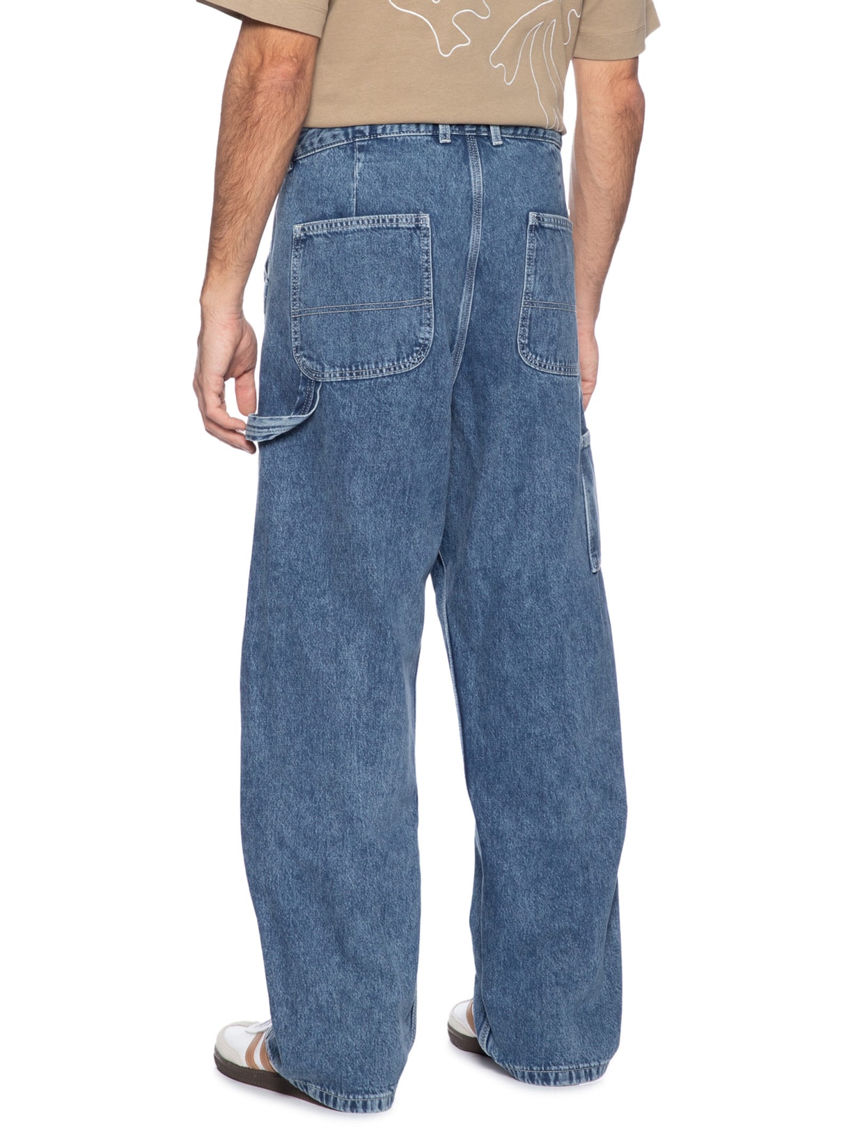 Calça Masculina Jeans Baggy Fit Azul Jack & Jones