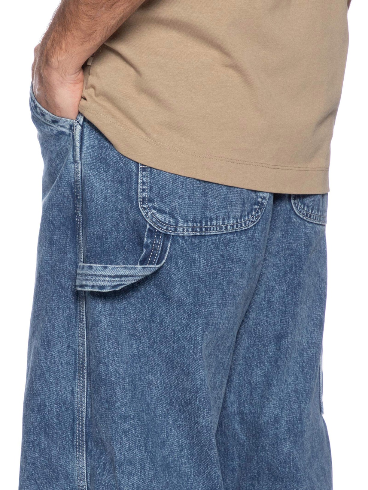 Calça Masculina Jeans Baggy Fit Azul Jack & Jones