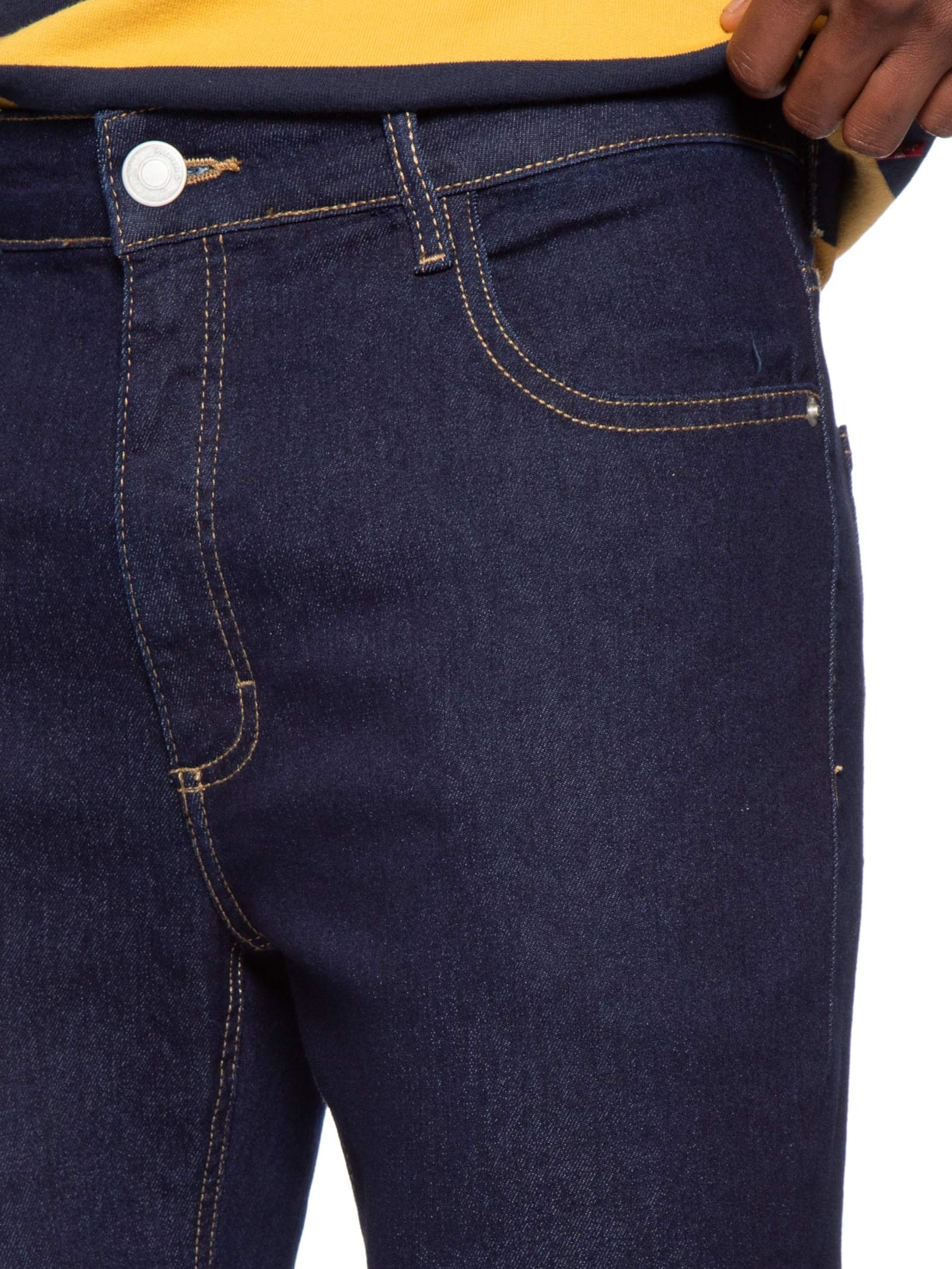 Calça Masculina Jeans Básica Skinny Fit Azul Hering