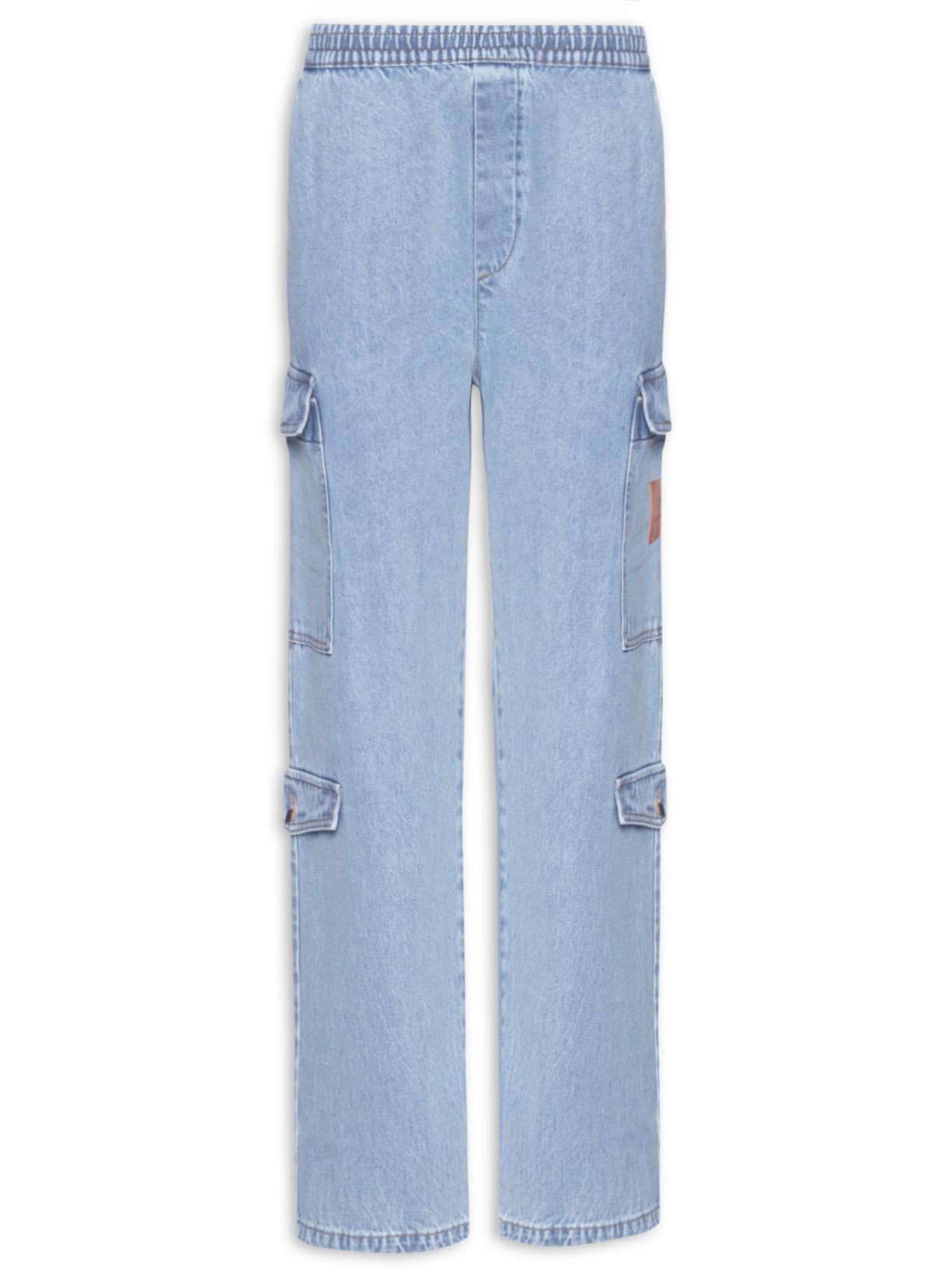 Calça Masculina Jeans Cargo - Azul