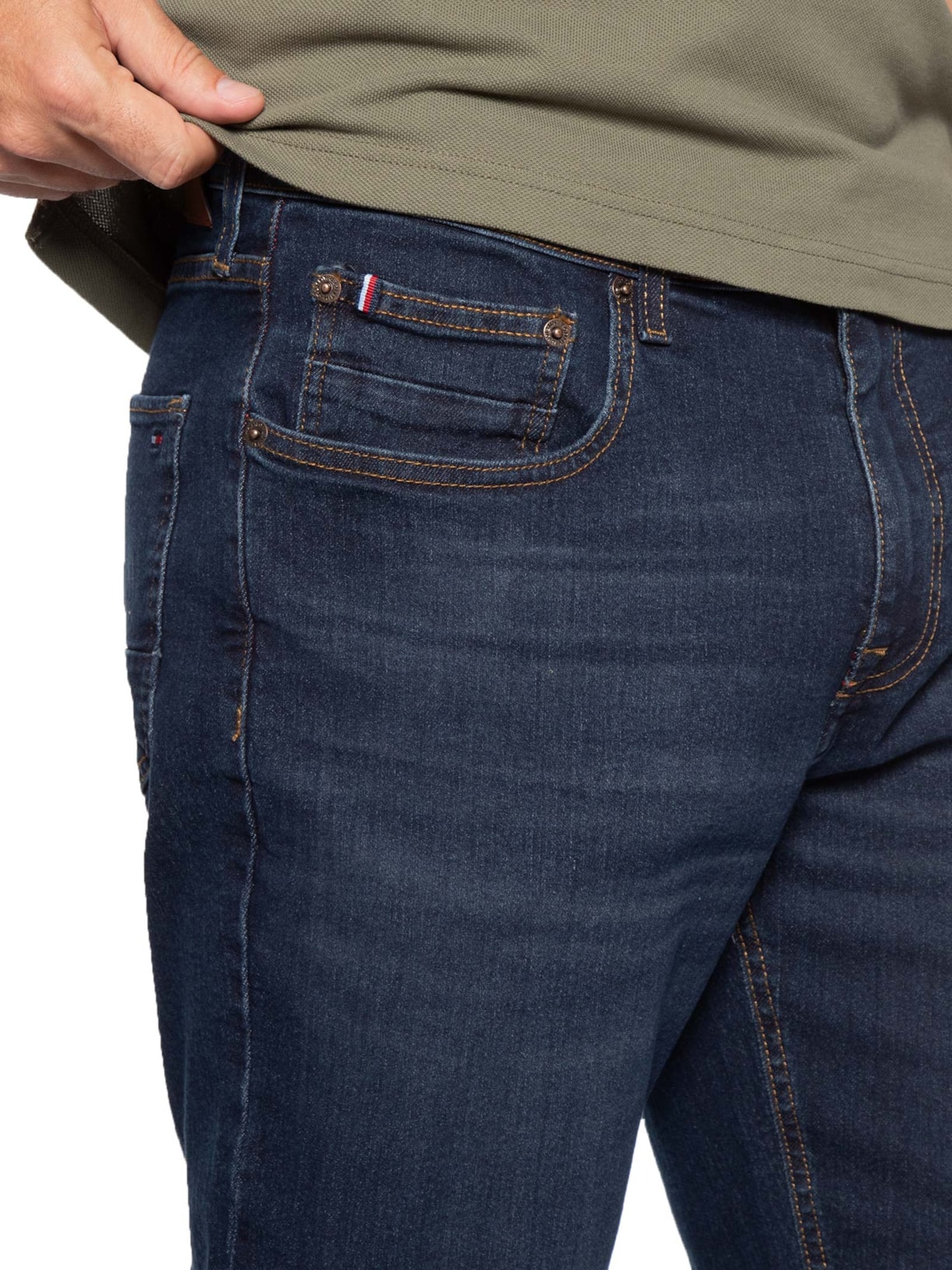 Calça Masculina Jeans Core Denton Azul Tommy Hilfiger