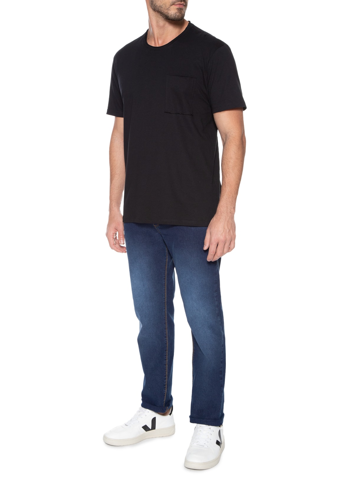 Calça Masculina Jeans Deep Blue Miles Azul Spirito Santo