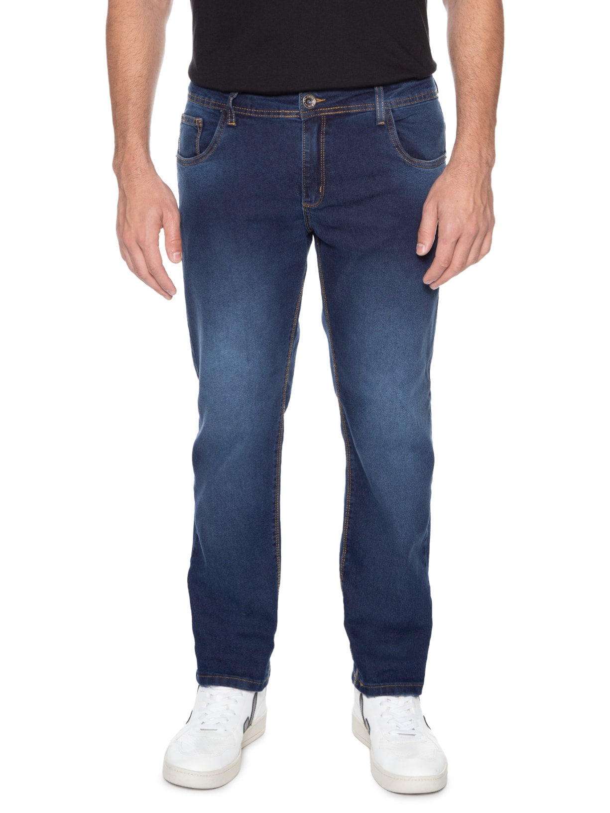 Calça Masculina Jeans Deep Blue Miles Azul Spirito Santo