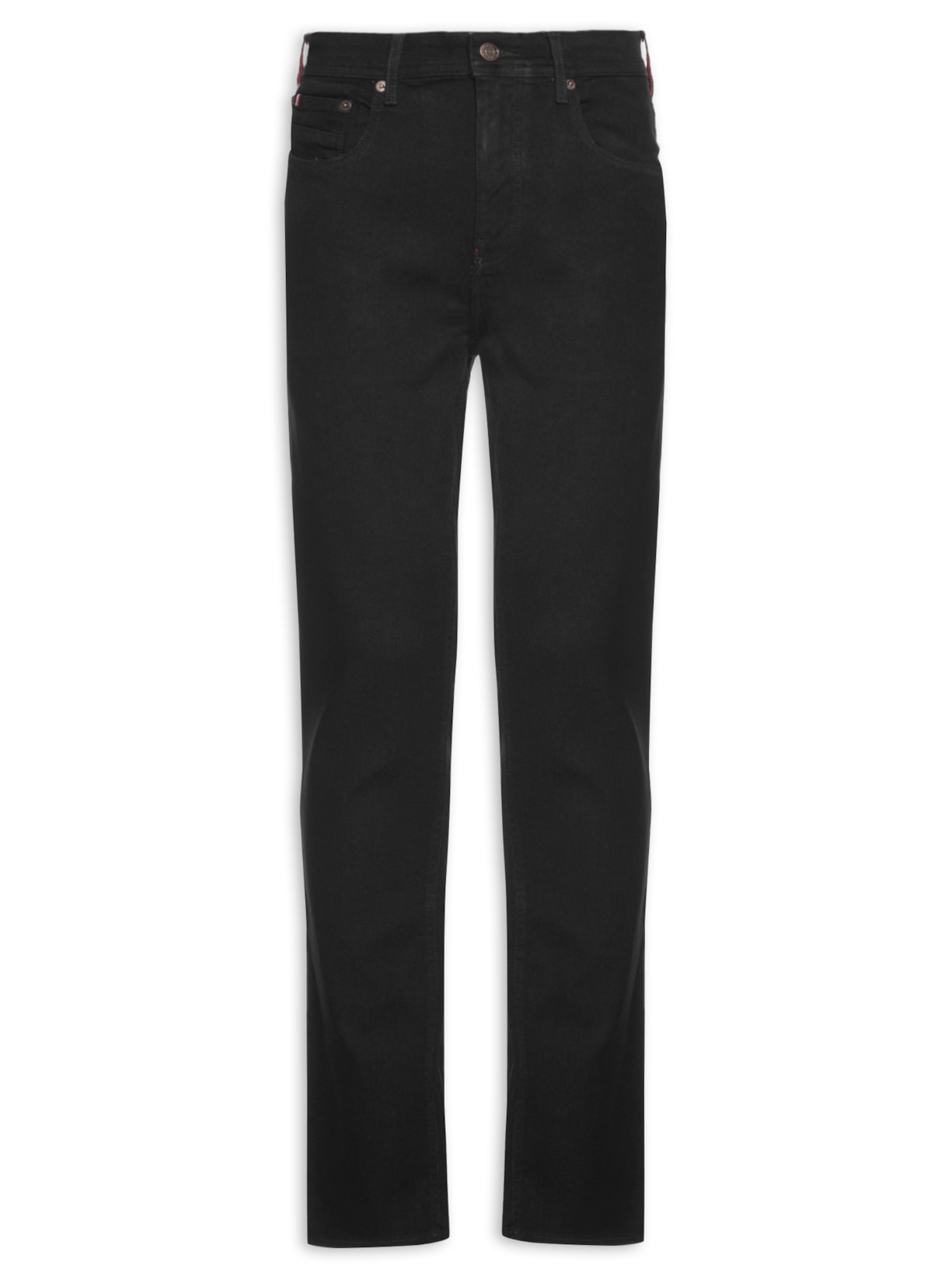 Calça Masculina Jeans Denton Straight Clean Black - Preto