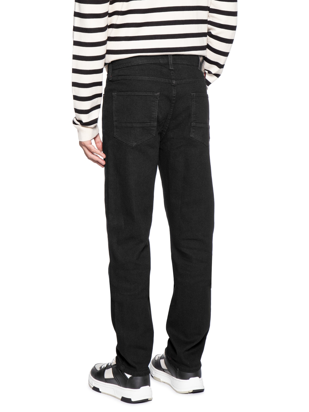 Calça Masculina Jeans Denton Straight Preto Tommy Hilfiger