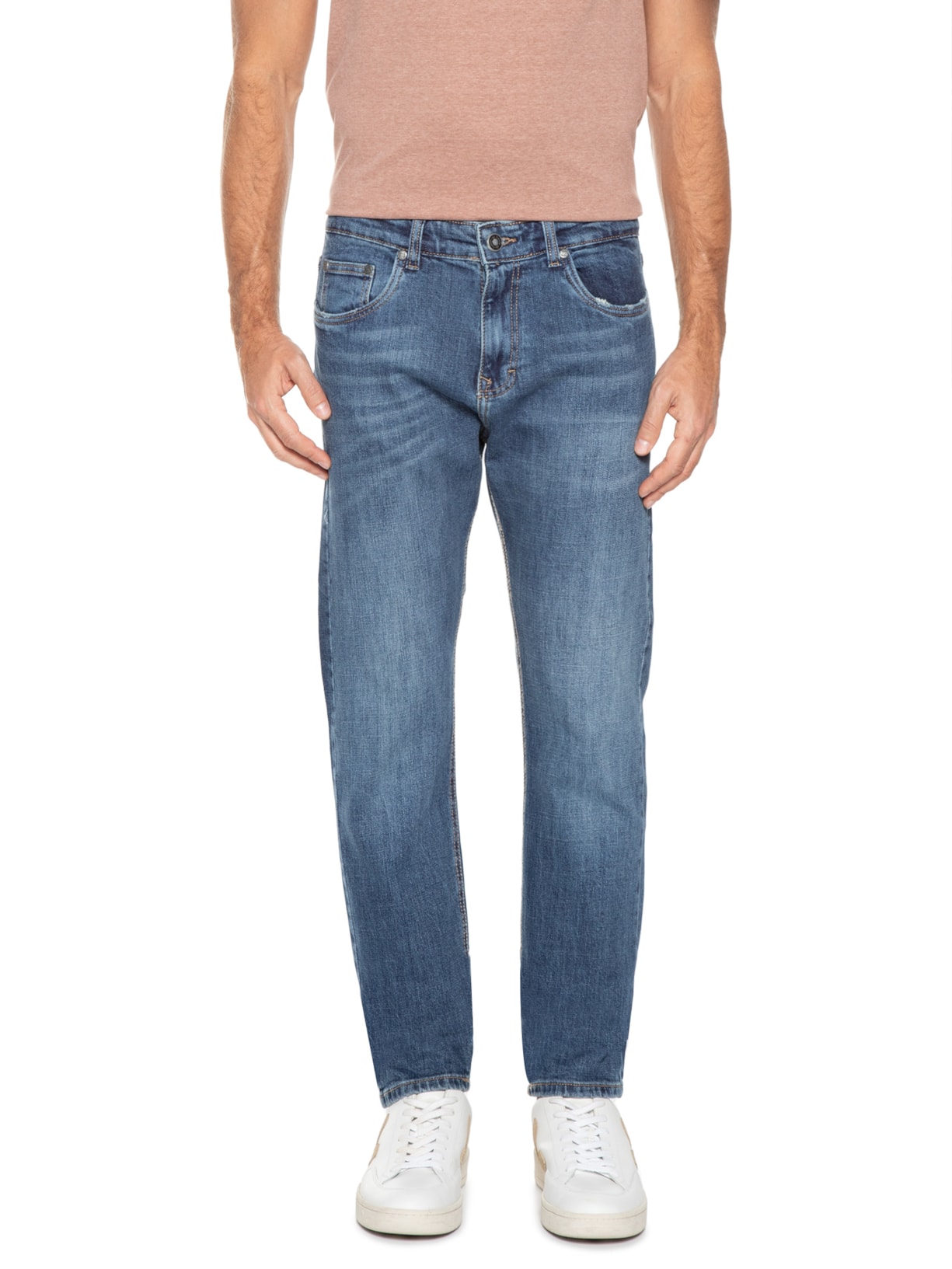 Calça Masculina Jeans Dirty Azul Zapalla