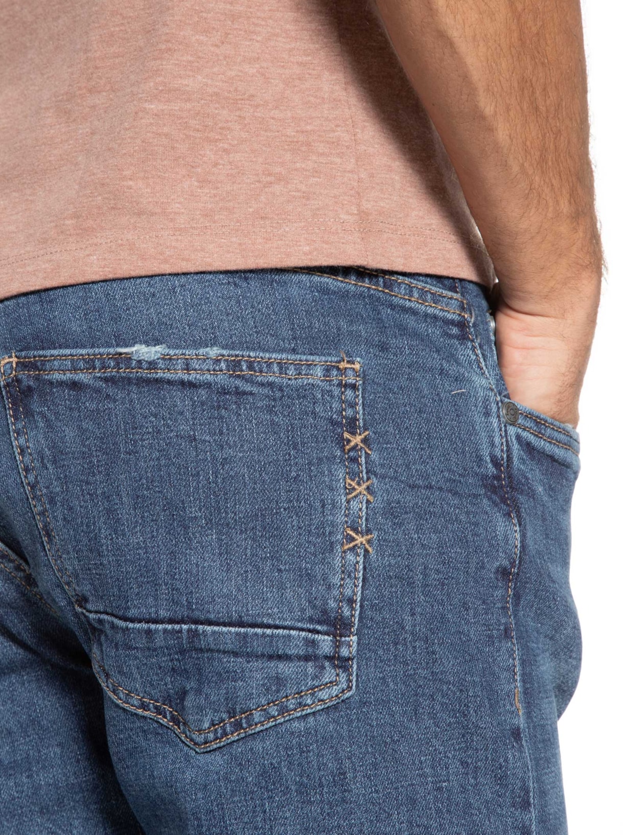 Calça Masculina Jeans Dirty Azul Zapalla