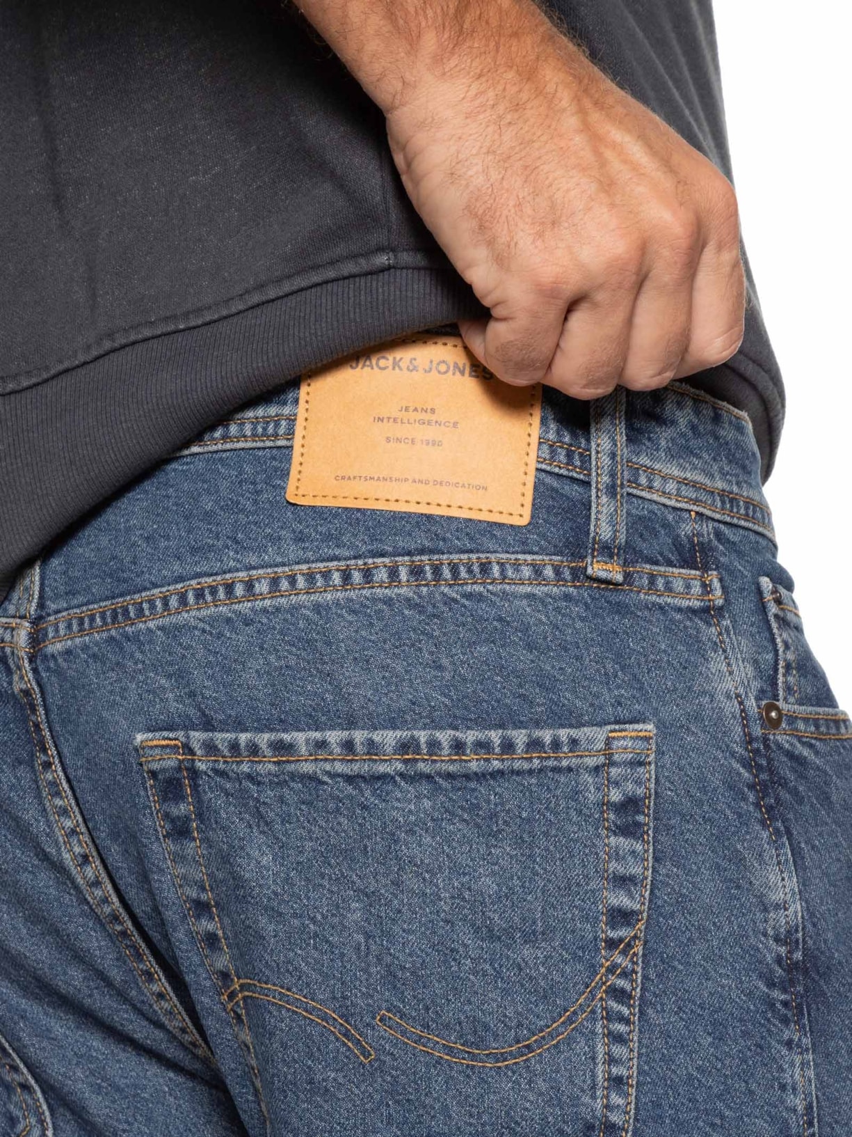 Calça Masculina Jeans Eddie Original Fit Azul Jack & Jones