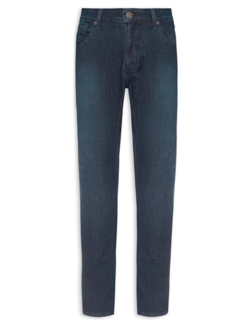 Calça Masculina Jeans Five Pockets Straight - Azul