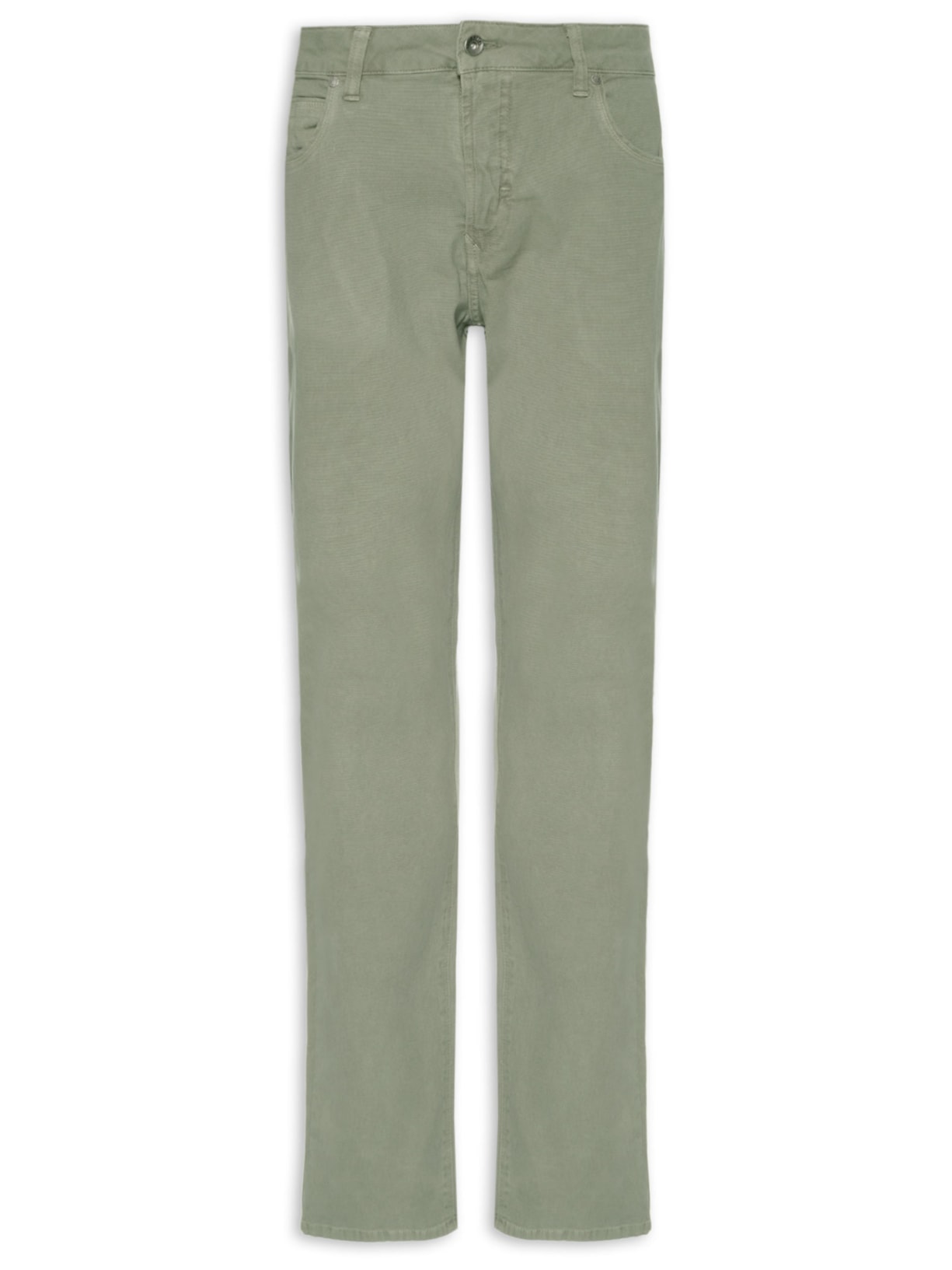 Calça Masculina Jeans Five Pockets - Verde