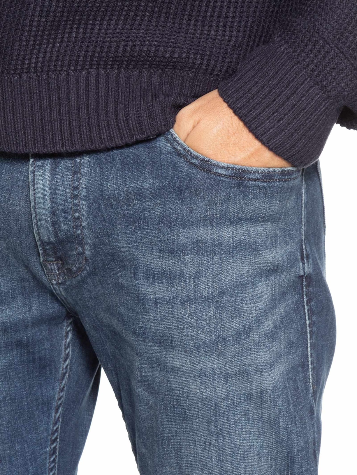 Calça Masculina Jeans Glenn Original Fit Azul Jack & Jones