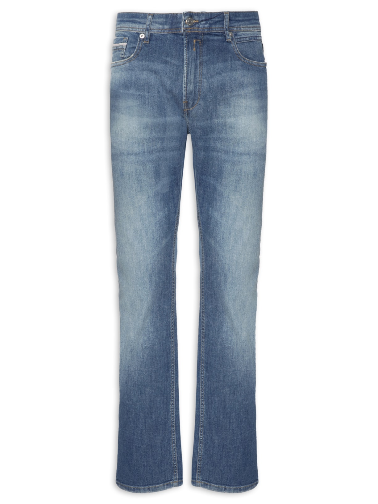 Calça Masculina Jeans Grover Straight - Azul