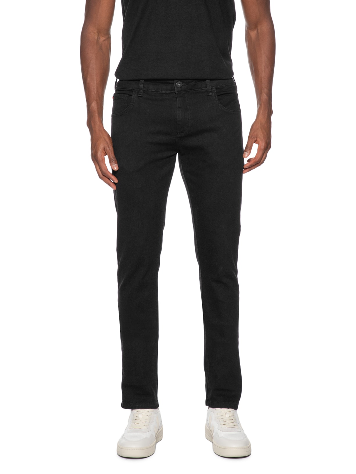 Calça Masculina Jeans Igor Skinny Preto Forum