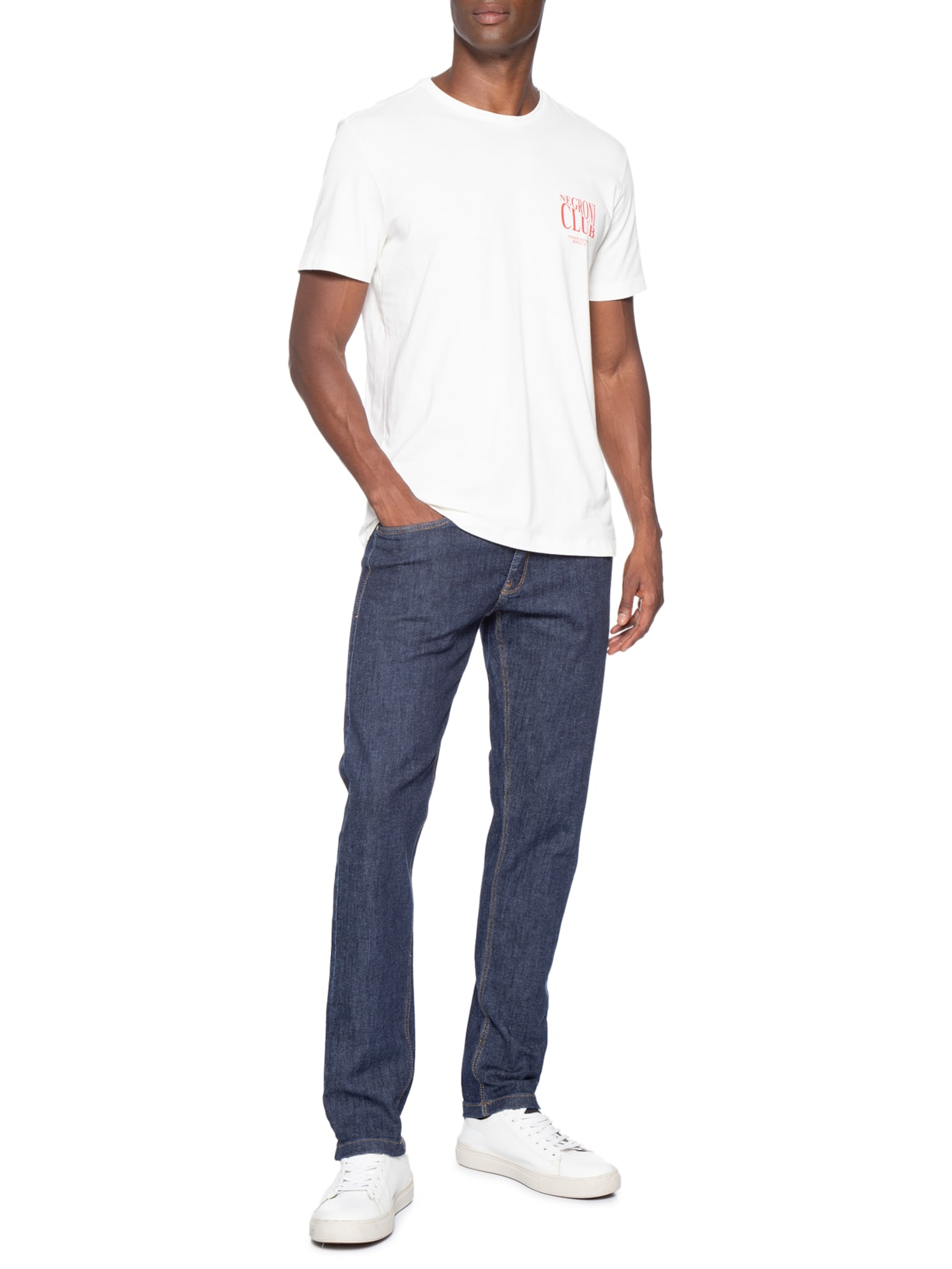Calça Masculina Jeans Intense Slim Azul Sergio K
