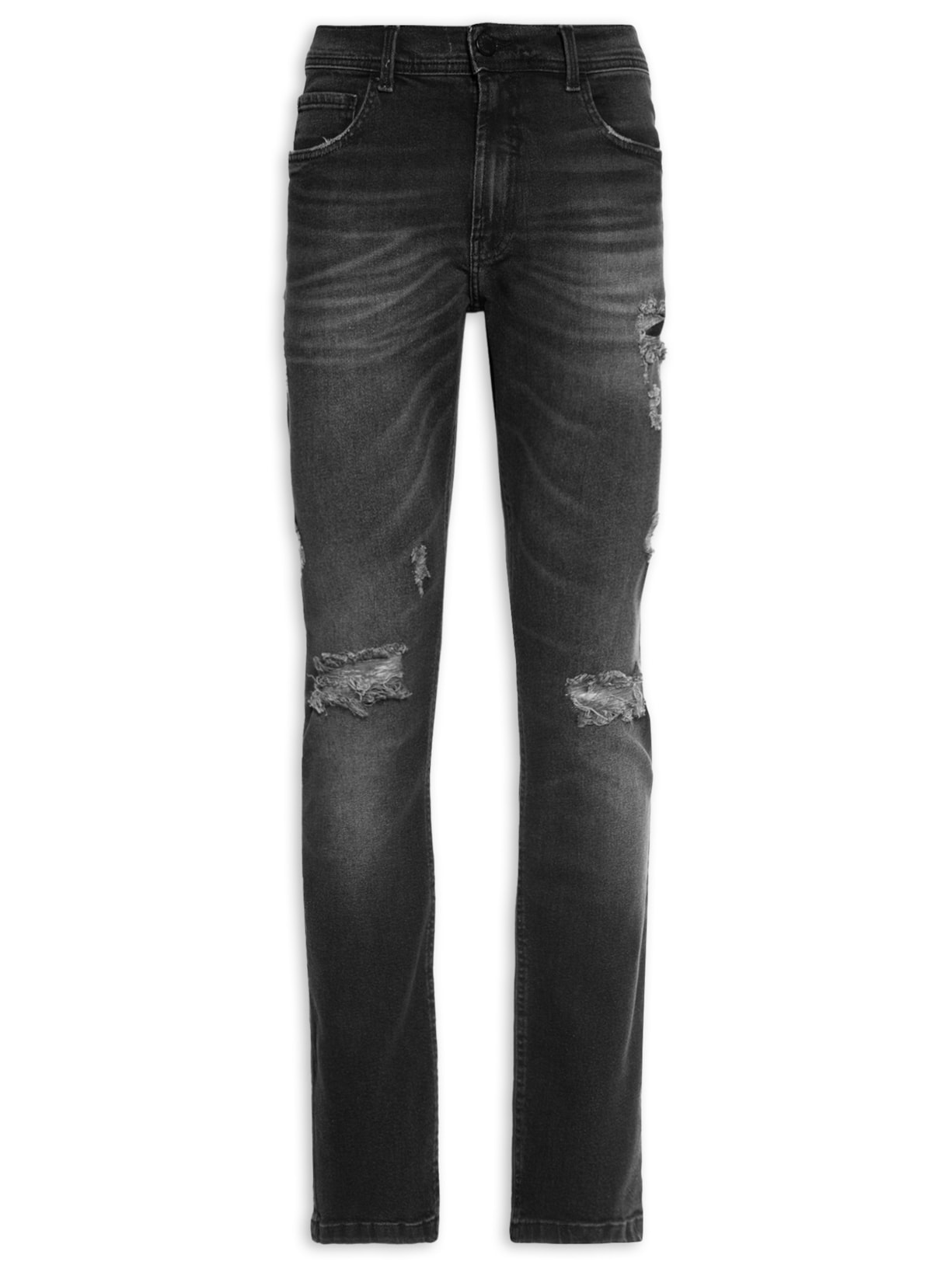 Calça Masculina Jeans Joshua - Preto