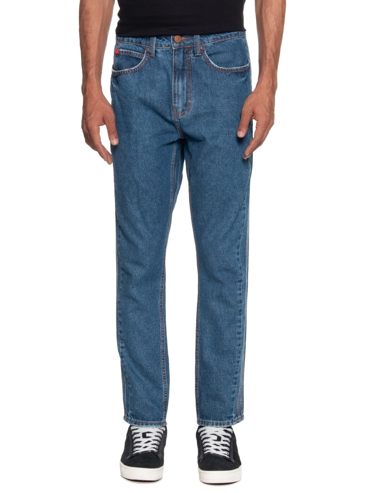 Calça Masculina Jeans Luciano adidas x Forum Azul