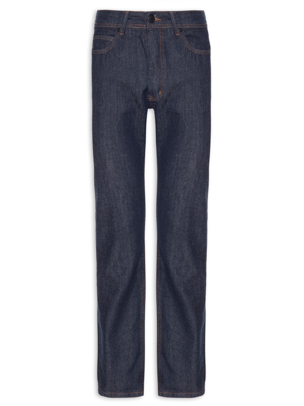 Calça Masculina Jeans Modelagem Reta - Azul