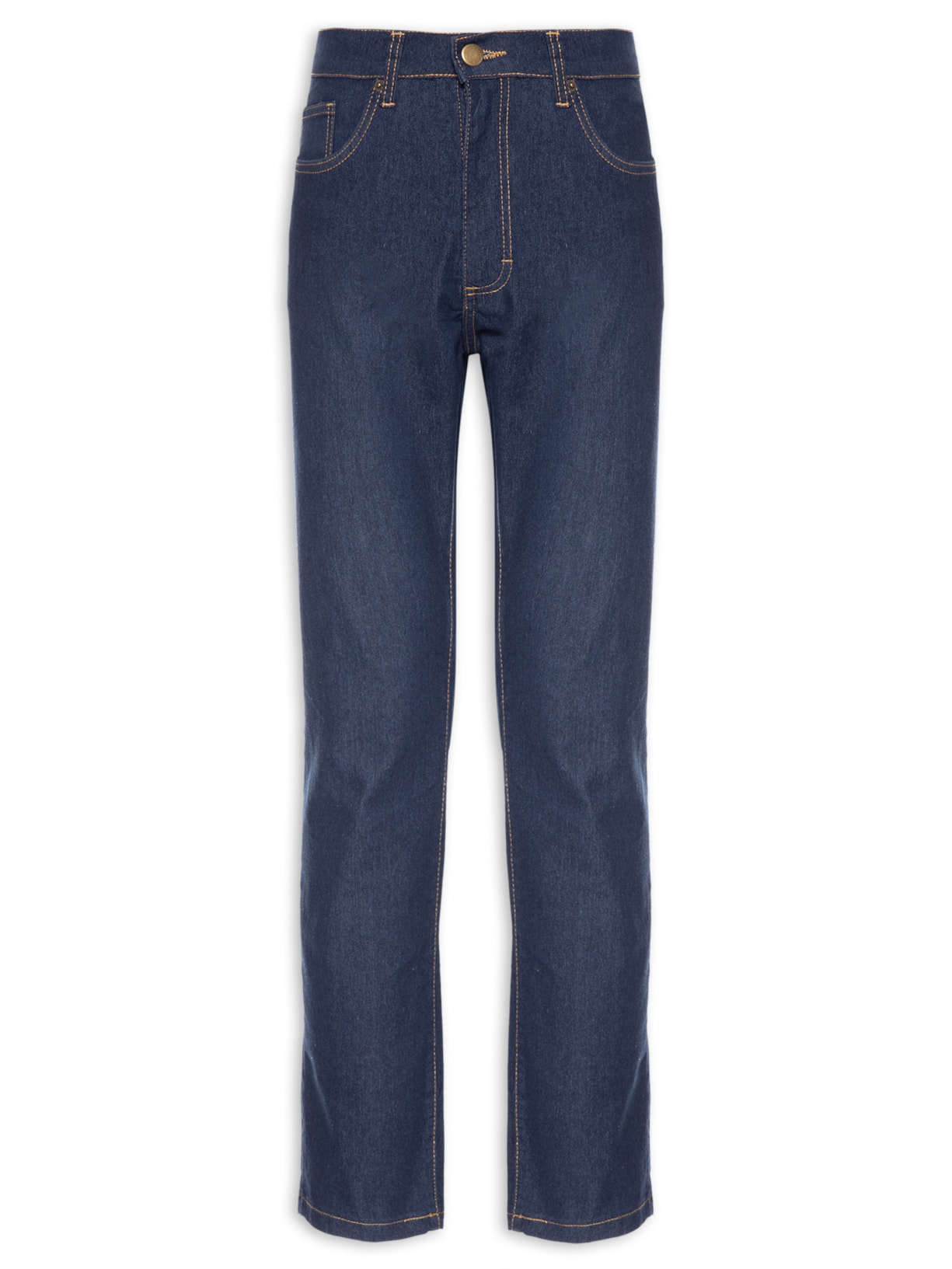 Calça Masculina Jeans Modelagem Reta - Azul